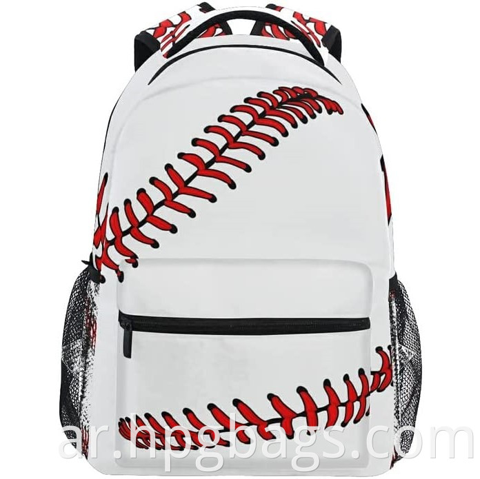 School Backpack Baseball Sport Bookbag